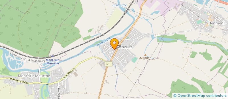 localisation de l'entreprise SCM K-04  LUNEVILLE