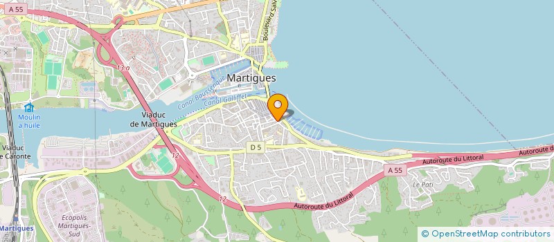 localisation de l'entreprise SCM K à MARTIGUES