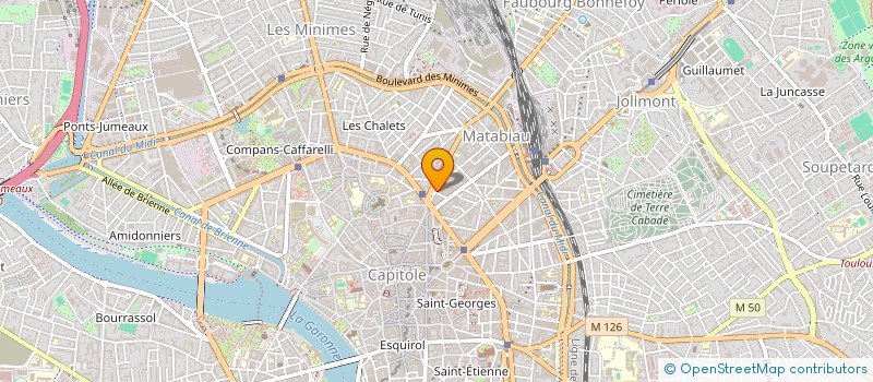 localisation de l'entreprise SCM K & M à TOULOUSE
