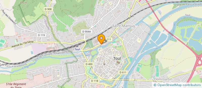 localisation de l'entreprise SCM KAIDARA  TOUL