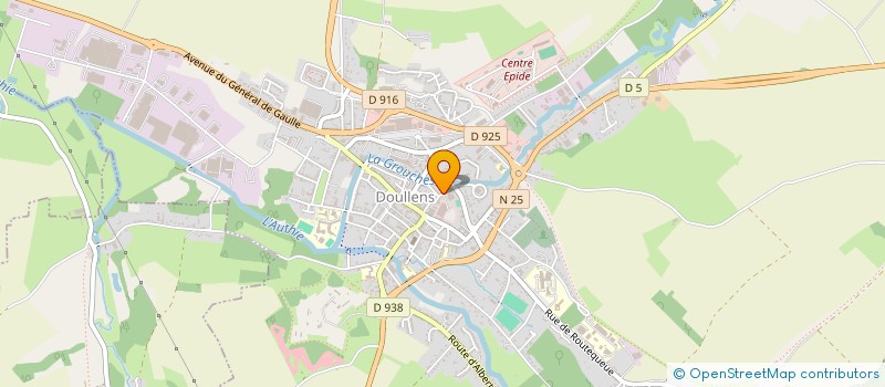 localisation de l'entreprise SCM KAROM  DOULLENS