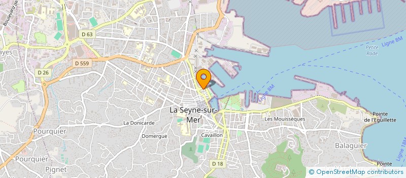 localisation de l'entreprise SCM KBS à LA SEYNE SUR MER