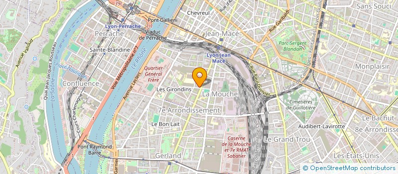 localisation de l'entreprise SCM KDSC  LYON