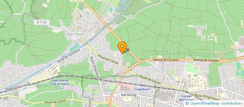 localisation de l'entreprise SCM KEGLER-STREISSEL-LEGRIS  INGERSHEIM