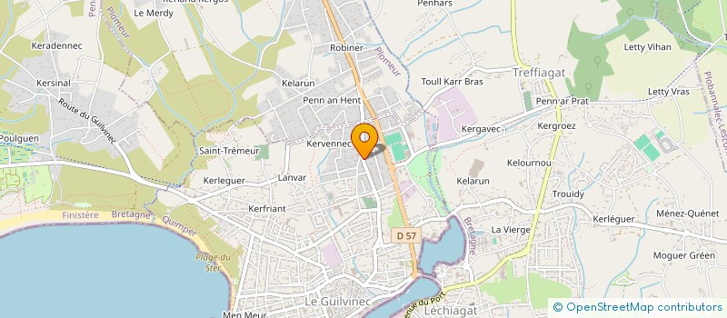 localisation de l'entreprise SCM KER AN HEOL  GUILVINEC