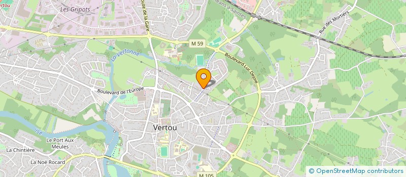 localisation de l'entreprise SCM KERBOD  VERTOU