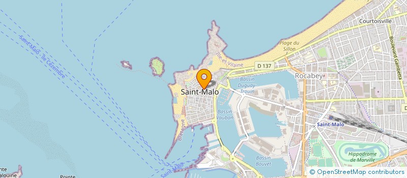 localisation de l'entreprise SCM KERBORIOU GOURLAOUEN  SAINT-MALO