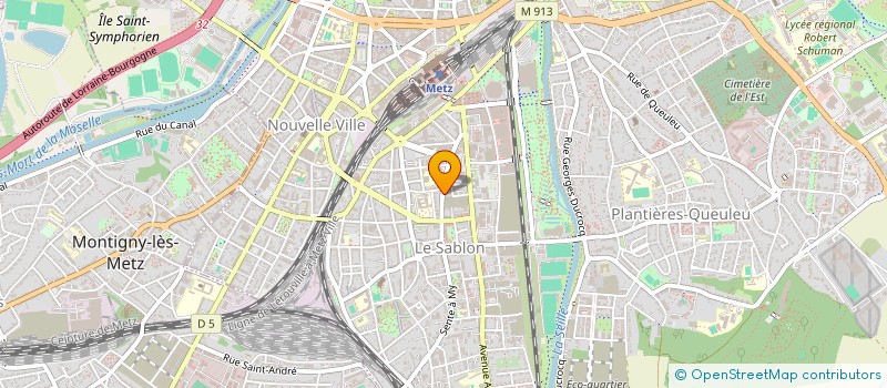 localisation de l'entreprise SCM KEUFFER CORDEL SOBOCINSKI à METZ