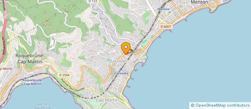 localisation de l'entreprise SCM KHOPIN  ROQUEBRUNE-CAP-MARTIN