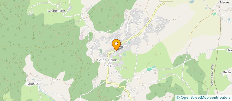 localisation de l'entreprise SCM KIN'AY  SAINT-ALBAN-D'AY