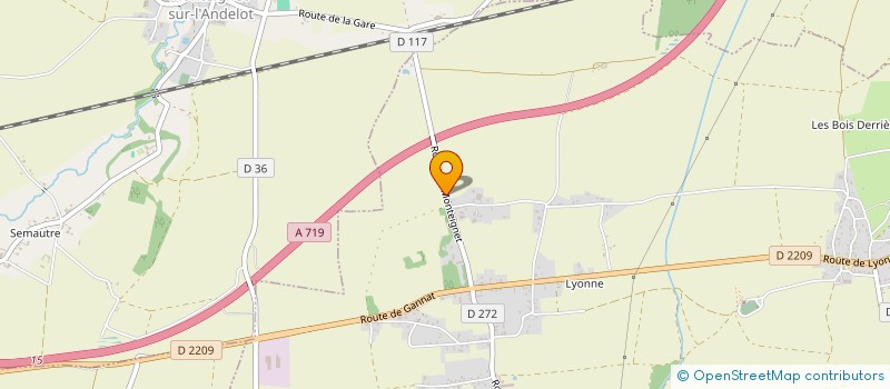 localisation de l'entreprise SCM KIN'ESCUROLLES  ESCUROLLES