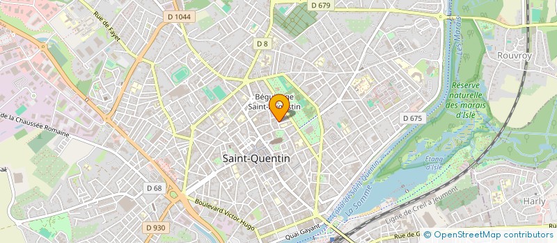 localisation de l'entreprise SCM KINAL à SAINT-QUENTIN
