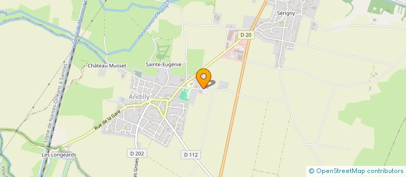 localisation de l'entreprise SCM KINANDILLY  ANDILLY