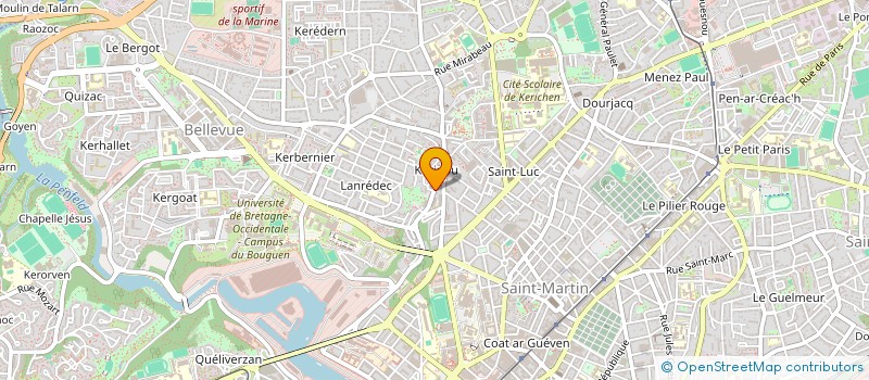 localisation de l'entreprise SCM KINE-BALNEO-KERINOU à BREST
