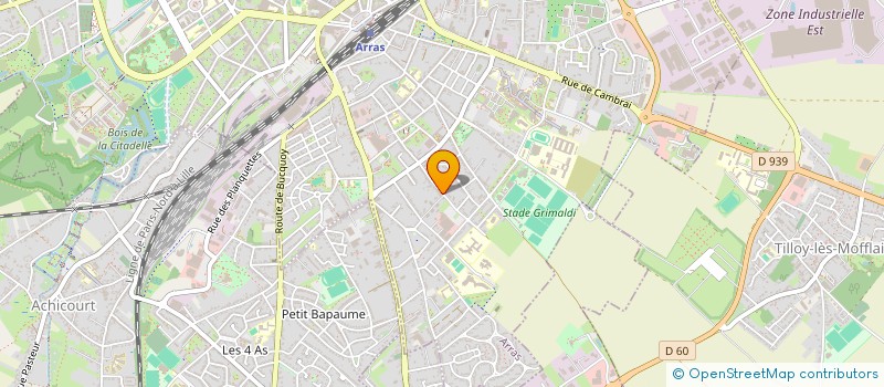 localisation de l'entreprise SCM KINE BALNEO RONVILLE à ARRAS