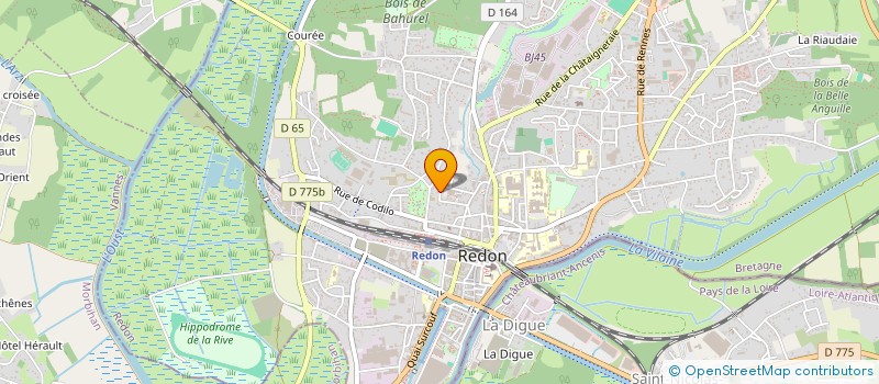 localisation de l'entreprise SCM KINE BEAUMONT à REDON