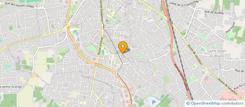 localisation de l'entreprise SCM KINE BEUVE MERY à ORLEANS