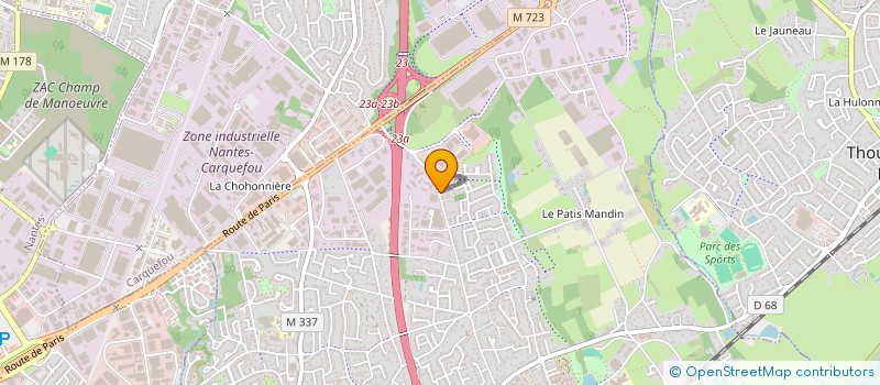 localisation de l'entreprise SCM KINE BOUGRIERE  SAINTE-LUCE-SUR-LOIRE