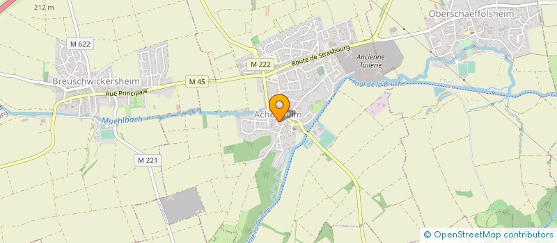 localisation de l'entreprise SCM KINE BREUSCH  ACHENHEIM