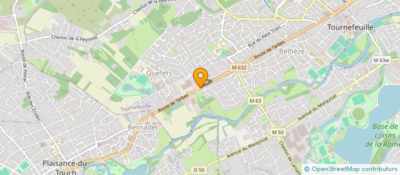 localisation de l'entreprise SCM KINE CAP 2000 à TOURNEFEUILLE