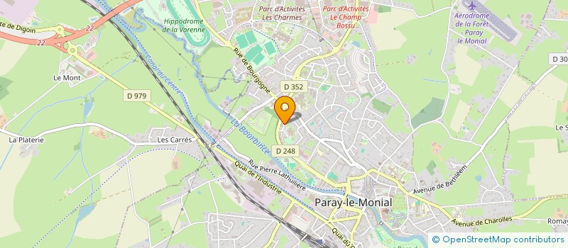 localisation de l'entreprise SCM KINE CENTRE DE SOINS  PARAY-LE-MONIAL