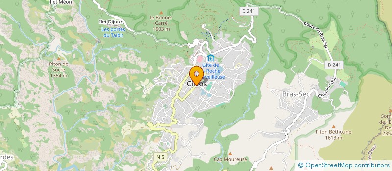 localisation de l'entreprise SCM KINE CILAOS à CILAOS
