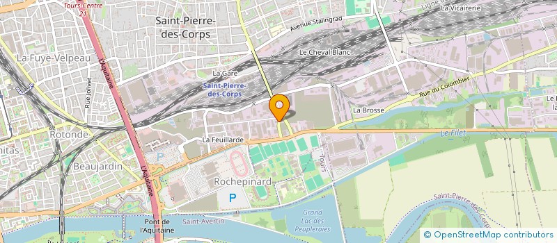 localisation de l'entreprise SCM KINE CISS  SAINT-PIERRE-DES-CORPS