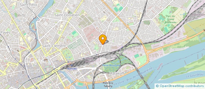 localisation de l'entreprise SCM KINE DALBY à NANTES