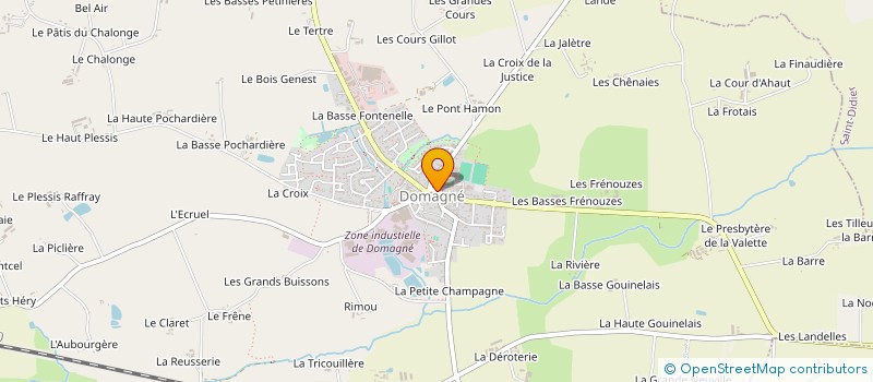localisation de l'entreprise SCM KINE DOMAGNE, STE EN LIQUIDATION à DOMAGNE