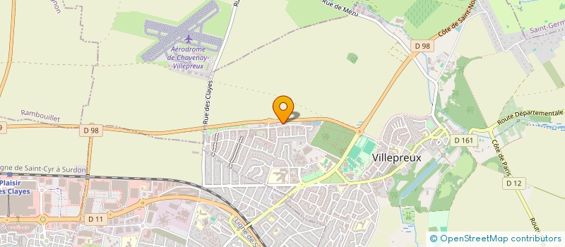 localisation de l'entreprise SCM KINE DU GRAND CANAL  VILLEPREUX