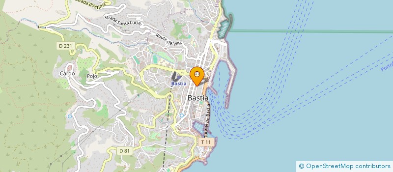 localisation de l'entreprise SCM KINE.K à BASTIA