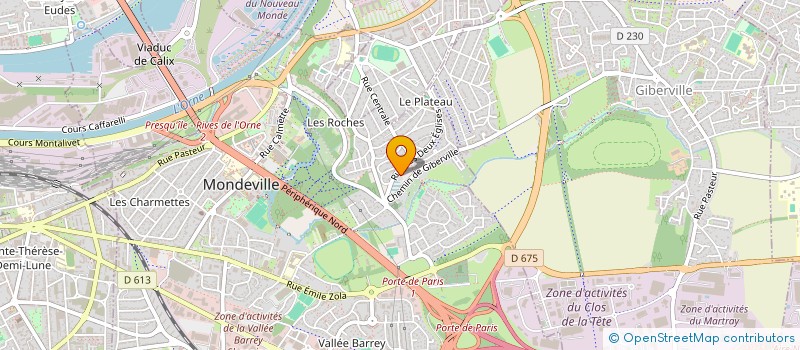localisation de l'entreprise SCM KINE LA GUERINIERE à CAEN