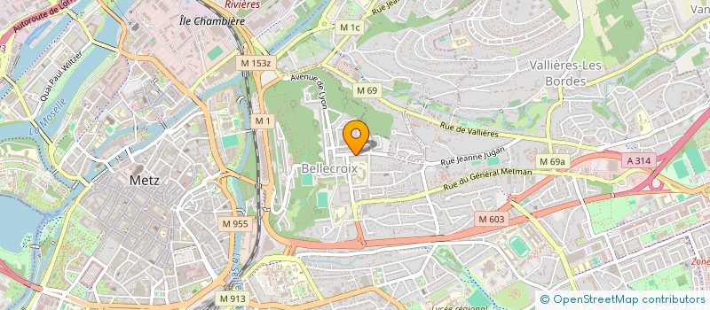 localisation de l'entreprise SCM KINE-LENNE-THILL  METZ