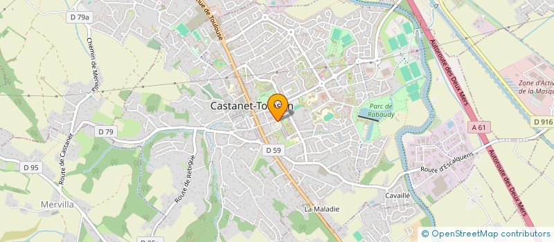localisation de l'entreprise SCM KINE LES ORMES à CASTANET-TOLOSAN