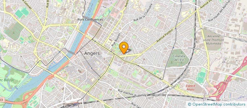 localisation de l'entreprise SCM KINE LES PLANTES à ANGERS