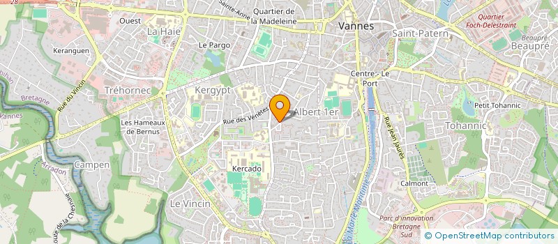 localisation de l'entreprise SCM KINE LES TOURNESOLS à VANNES