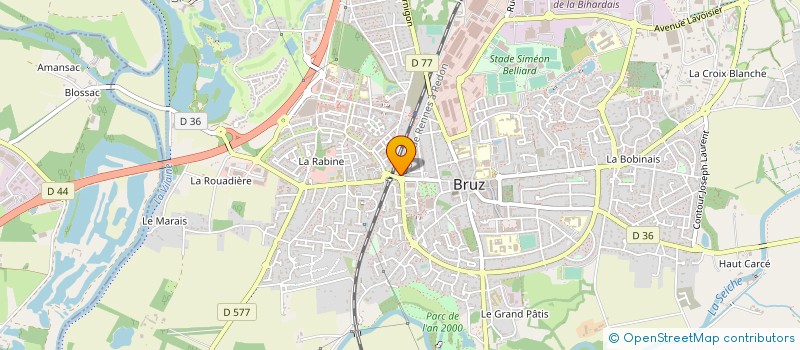 localisation de l'entreprise SCM KINE LOTHE à BRUZ