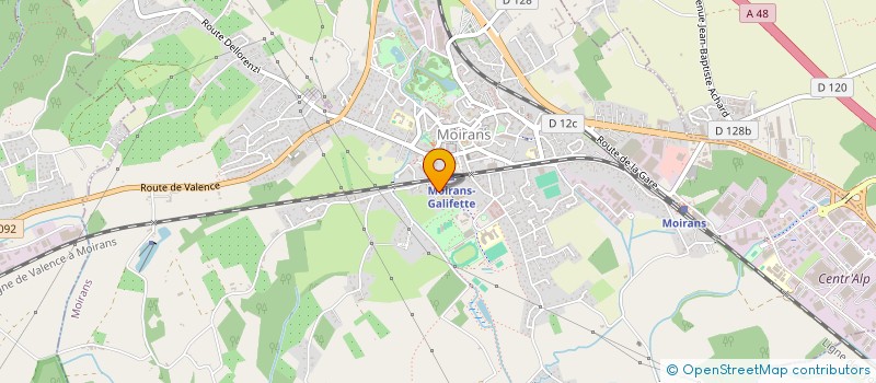 localisation de l'entreprise SCM KINE MOIRANS  MOIRANS