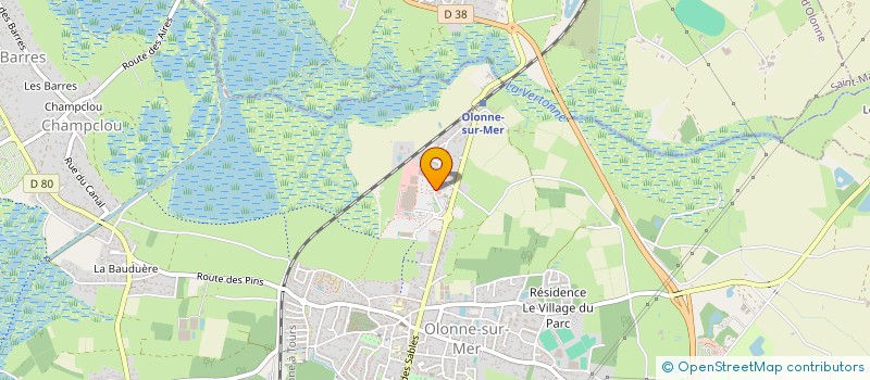 localisation de l'entreprise SCM KINE OLONNAIS à LES SABLES D'OLONNE