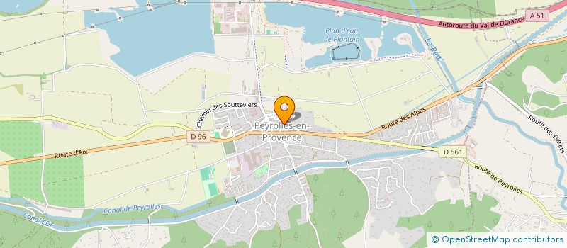localisation de l'entreprise SCM KINE-OSTEO PEYROLLES  PEYROLLES-EN-PROVENCE