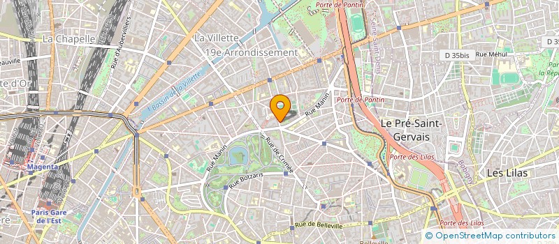 localisation de l'entreprise SCM KINE PARIS HAUTPOUL  PARIS