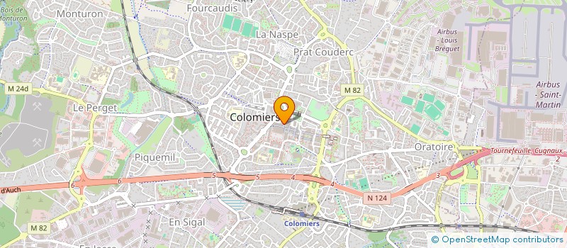 localisation de l'entreprise SCM KINE PLEIN CENTRE à COLOMIERS