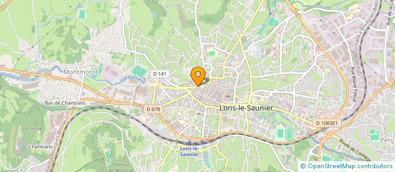 localisation de l'entreprise SCM KINE PLUS  LONS-LE-SAUNIER