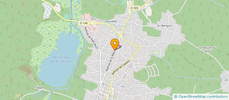 localisation de l'entreprise SCM KINE REPUBLIQUE à BISCARROSSE