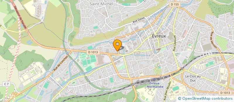 localisation de l'entreprise SCM KINE RESP  EVREUX