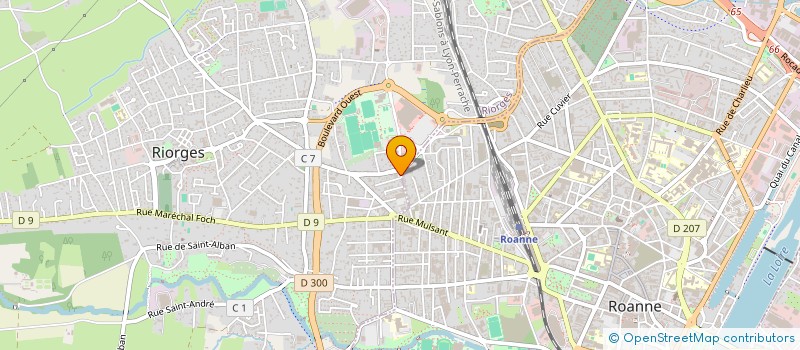 localisation de l'entreprise SCM KINE RIORGES à RIORGES