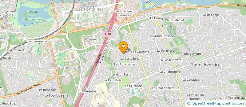 localisation de l'entreprise SCM KINE RIVE SUD  SAINT-AVERTIN