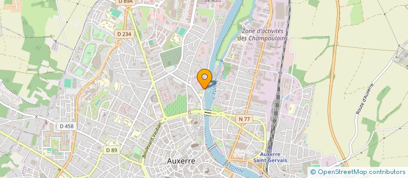 localisation de l'entreprise SCM KINE SANTE AUXERRE à AUXERRE