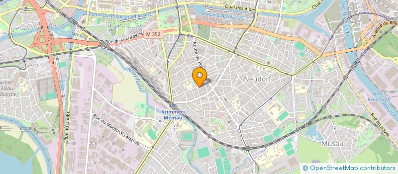 localisation de l'entreprise SCM KINE SIMONIS  STRASBOURG