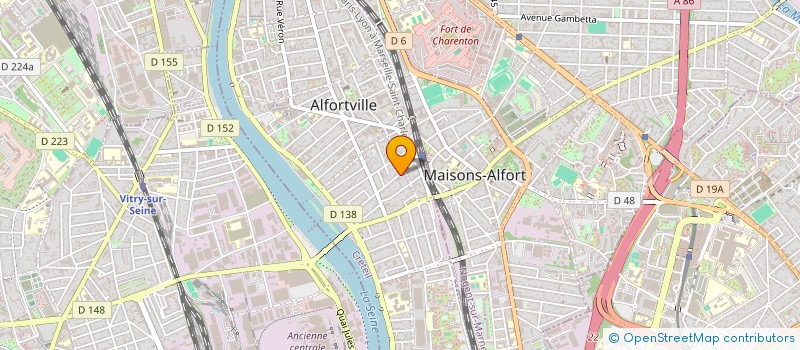 localisation de l'entreprise SCM KINE TASSIGNY à ALFORTVILLE